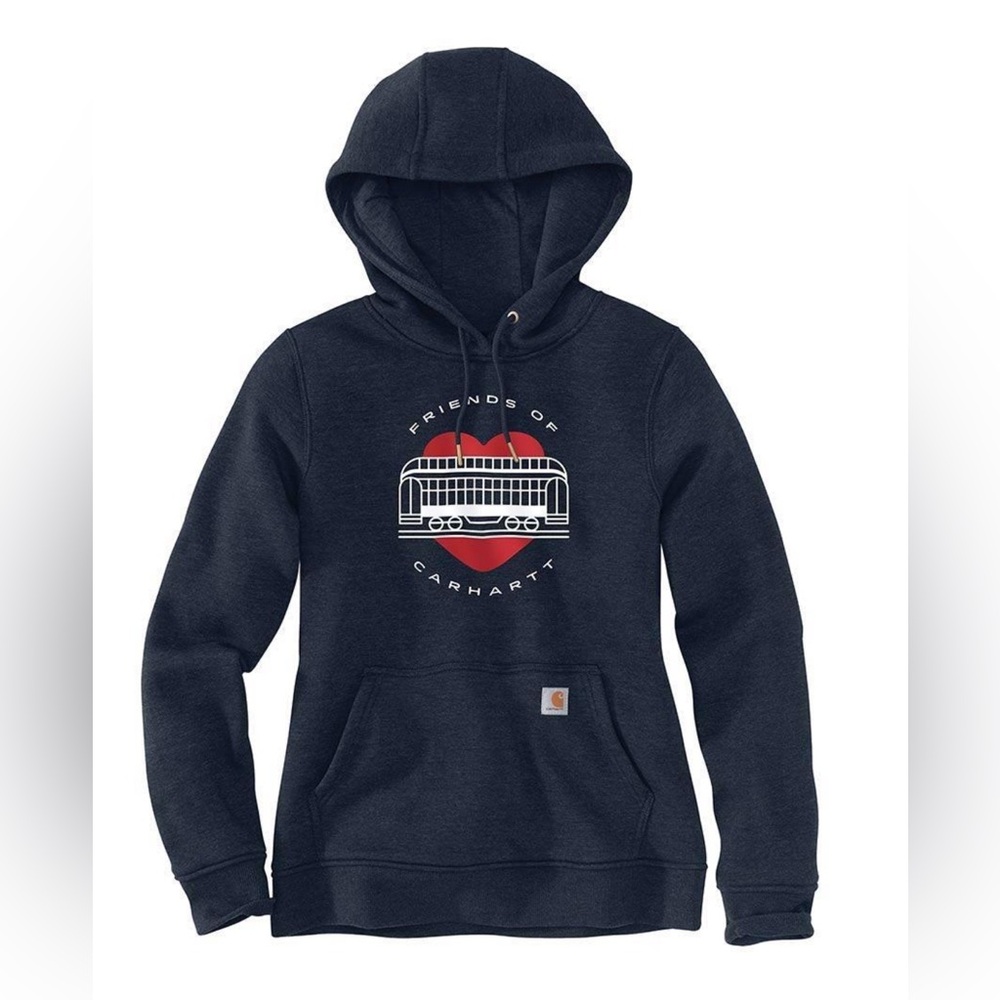 Carhartt 105100 - Women's Relaxed Fit Friends of Carhartt Hooded Sweatshirt